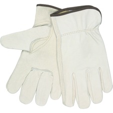 Driver Gloves, Leather, Medium, Beige