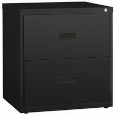 Lateral File, 2-Drawer, 30"x18-5/8"x28-1/8", Black
