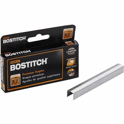 High-Capacity Staples,B8 Stapler, 1200/BX, Silver