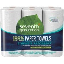 Paper Towels, 2-Ply, 140 Sht/RL, 11"x5-2/5", 6RL/PK, WE