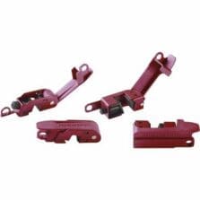 Circuit Breaker Lockout Set, 2 Sets, 120/240Volt, Red