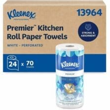 Roll Towels, 10-2/5"x11", 70 Sh/RL, 24 RL/CT, White