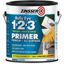 Primer, Water-Based, Rust-Inhibitive, Mold/MildewResistant, Durable, QuickDry, Acrylic, 1 Gallon, 4/CT, WE