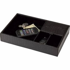 Valet Tray, Crocodile, 12-1/10"x8-1/10"x2-1/10", BK