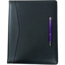 Portfolio, Letter, Zip, 10-1/4"x13-1/2"x1", BK