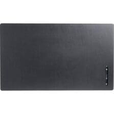 Desk Mat, Permaflat Core, 20"Wx34"Lx1/4"H, Black