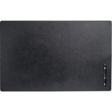 Desk Mat, Permaflat Core, 19"Wx30"Lx1/4"H, Black