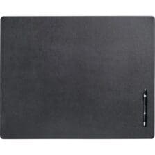 Desk Mat, Permaflat Core, 19"Wx24"Lx1/4"H, Black
