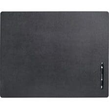 Desk Mat, Permaflat Core, 19"Wx24"Lx1/4"H, Black