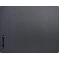 Desk Mat, No Rails, 24"x19"x1/4", BK