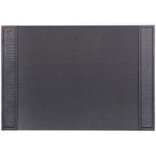 Desk Pad, w/ Side-Rail, 17-1/4"Wx25-1/2"Lx1/2"H, Black