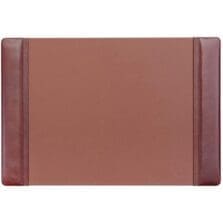 Desk Pad, Side Rails, Mocha, 25-1/2"x17-1/4"x1/2", BN