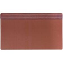 Desk Pad, Top Rail, Mocha, 34"x20"x1/2", BN
