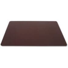 Desk Mat, Permaflat Core, 20"Wx34"Lx1/4"H, Chocolate Brown
