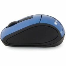 Mini Travel Mouse, Wireless, 2.0 USB, 2"x3"x1-1/4", Blue