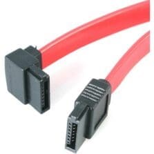 1 ft SATA Data Transfer Cable for Hard Drive, Server - First End: 1 x 7-pin SATA 3.0 - Female - Second End: 1 x 7-pin SATA 3.0 - Female - 6 Gbit/s - Red - 1 Each