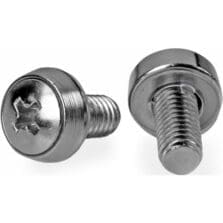 Rack Screw - Stainless Steel - Silver - 50 / Pack - TAA Compliant