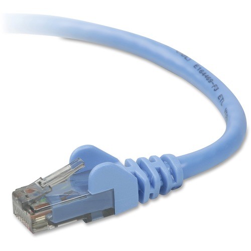 5FT CAT6 SNAGLESS PATCH CABLE, UTP, BLUE PVC JACKET, 23AWG, 50 MICRON, GOLD PLAT