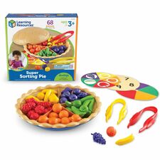 Super Sorting Pie, 8-3/4" D, 69/ST, Multi