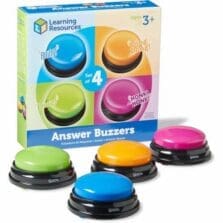 Answer Buzzers, Ages 3 and Up, 4 Buzzers