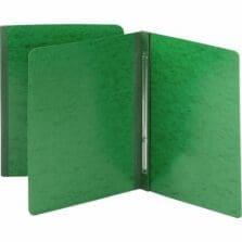 Report Cover, Pressboard, 3" Cap, 9-7/8"x12-3/8", Green