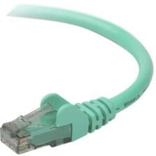 14 ft Category 6 Network Cable for Network Device - First End: 1 x RJ-45 Network - Male - Second End: 1 x RJ-45 Network - Male - Patch Cable - Gold Plated Connector - Green - 1 Each