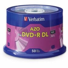 DVD+R DL, Branded, 8X, 8.5GB, Spindle, 50 Discs/PK