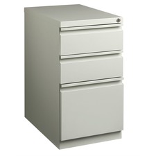 Pedestal File, B/B/F, Mobile, 15"x22-7/8"x27-3/4", LGY