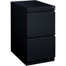 Pedestal File, F/F, Mobile, 15"x22-7/8"x27-3/4", Black