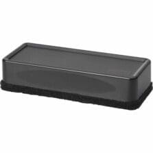 Board Eraser, Dry-erase, Wool Felt, 2-3/16"x5-3/16"x1-5/16", BK