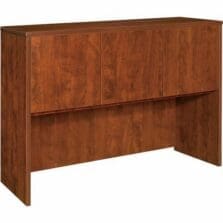 Hutch w/Doors, 60"x15"x36", Cherry