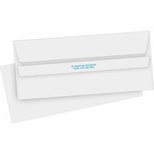 Self-Seal Envelopes, No.10, 24 lb, 4-1/8"x9-1/2", 500/BX, WE