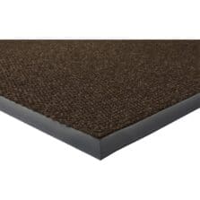 Wiper/Scraper Indoor Floor Mat, 3'x5', Chocolate
