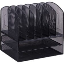 Organizer, Hor/Ver, 13-1/2"x11-1/4"x13-1/8", Mesh/Black