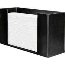 Paper Towel Dispenser, 11-1/2"x4-1/8"x6-3/4", Black