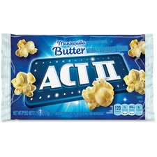 Microwave Popcorn, Act II, 2.75 oz. Pack, 36/CT, Butter