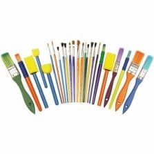 Starter Brush Set, 25 Brushes/ST, Assorted