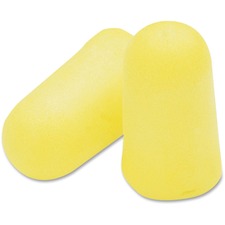 Earplugs, Uncorded, Taperfit, 200PR/BX, Yellow
