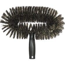 Cleaning Brush, f/Walls/Ceilings, 12"x5", Black/Brown