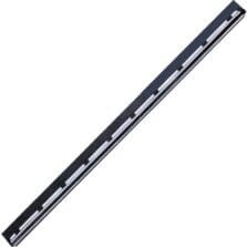 S-Channel, ReplacementRubber,Squeegee, 18", Steel, Silver