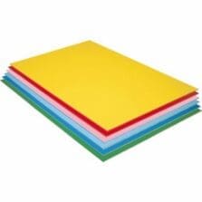 Foam Board, 20"x30", 3/16" Thick, 12/CT, Assorted