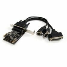 Low-profile Plug-in Card - 16C450, 16C550 UART - SPP, EPP, ECP - PCI Express x1 - PC, Mac - 1 x Number of Parallel Ports External - 2 x Number of Serial Ports External - 1 - TAA Compliant