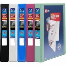 View Binder, DuraHinge, 1" Capacity, 8-1/2"x11", 12/CT, AST