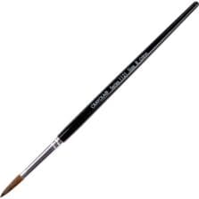 Paint Brush,Watercolors, Wood Handle, Size 8, MI