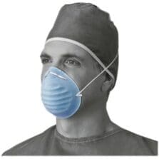 Surgical Cone Style Face Mask, 50/BX, Blue