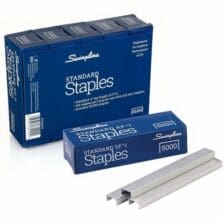 Standard Staples, 1/4"L, 210/Strip, 5000/BX, 5 Boxes/Pack
