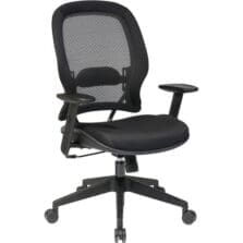 High-Back Chair, 27-1/2"x28-1/2"x56-1/4", Black