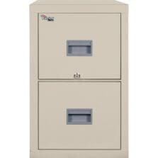File, Fire-Proof, 2-Drawer, 17-3/4"x25"x27-3/4", PHT