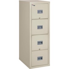 Fireproof Vertical File, 4-Drwr, Ltr, 20-3/4"x31"x52-3/4", PHT