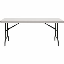 Table, Folding, Industrial, 1000 lb Cap, 30"x60", PlatinumGranite